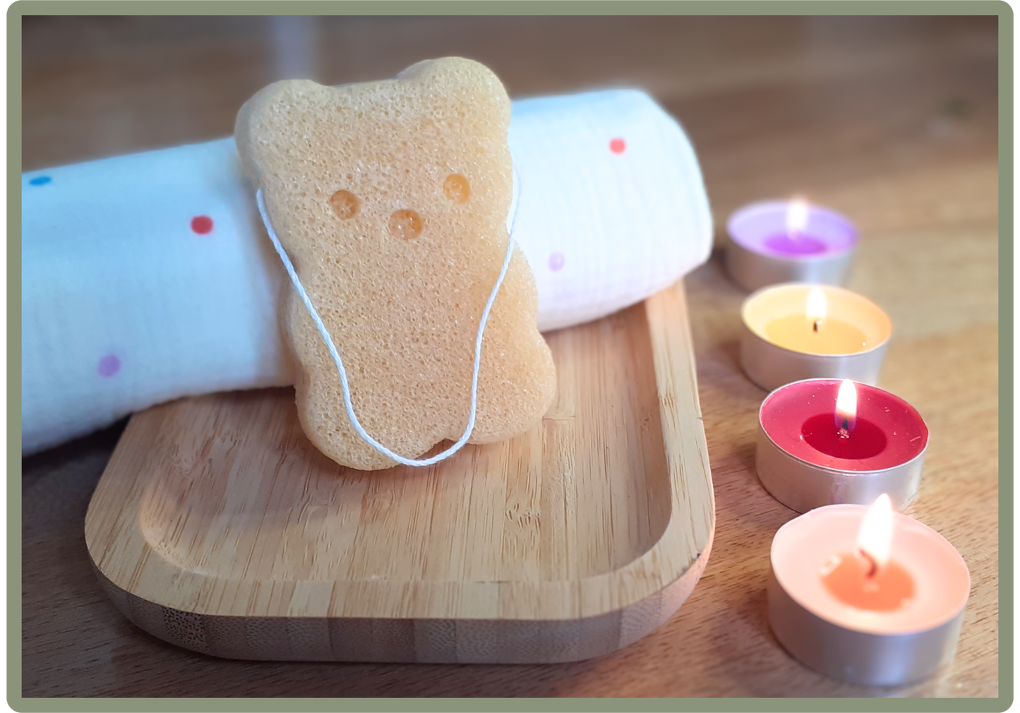 Eponge konjac ours ♥