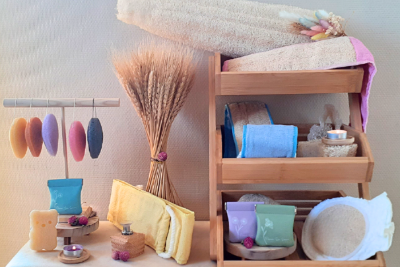 présentoire salle de bain